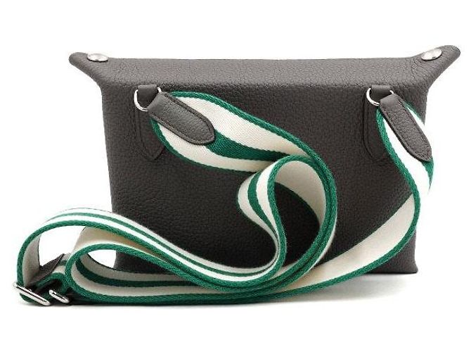 Hermès Borsa Videpoches Tote Bag con Hardware Palladium borsa a tracolla e crossbody unisex Arancione - vista 4