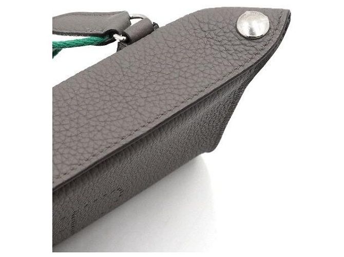 Hermès Borsa Videpoches Tote Bag con Hardware Palladium borsa a tracolla e crossbody unisex Arancione - vista 8