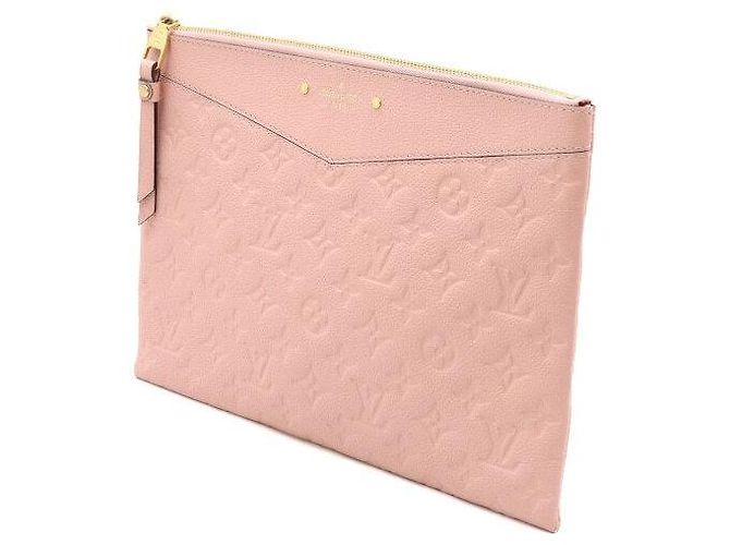Louis Vuitton Borsa a Pochette Daily Pouch Monogram Empreinte Rosa - vista 2