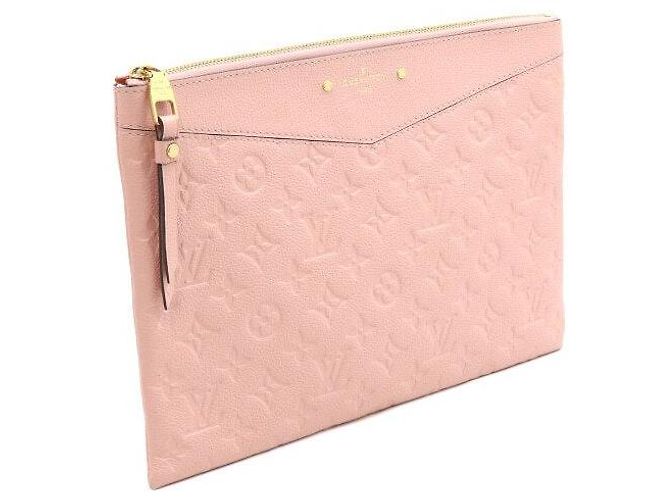 Louis Vuitton Borsa a Pochette Daily Pouch Monogram Empreinte Rosa - vista 3