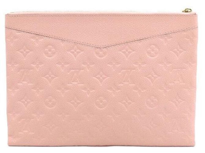 Louis Vuitton Borsa a Pochette Daily Pouch Monogram Empreinte Rosa - vista 4