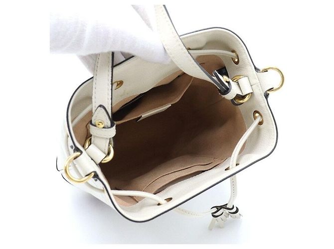 Gucci Borsa a secchiello Ophidia Small White, Borsa Tote, Borsa a spalla, Borsa crossbody Bianco - vista 5