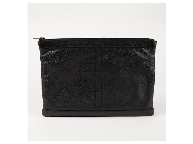 Balenciaga Clutch Classic Clip Nero - vista 3