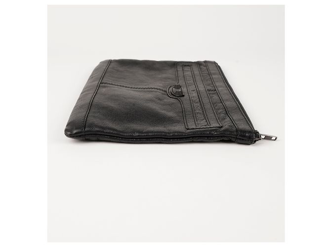 Balenciaga Clutch Classic Clip Nero - vista 5