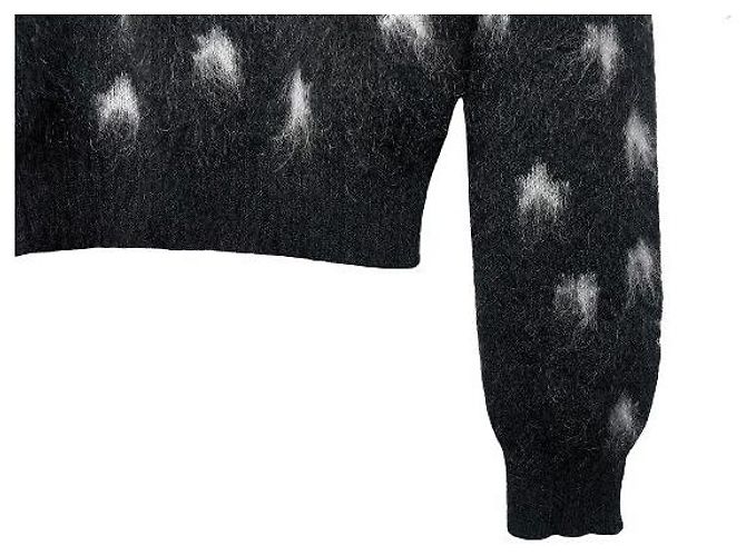 Saint Laurent Black Star Pelzstrick Schwarz - Ansicht 6