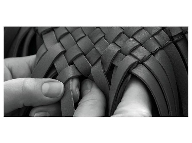 Bottega Veneta Cartera de nappa intrecciato Negro - vista 2