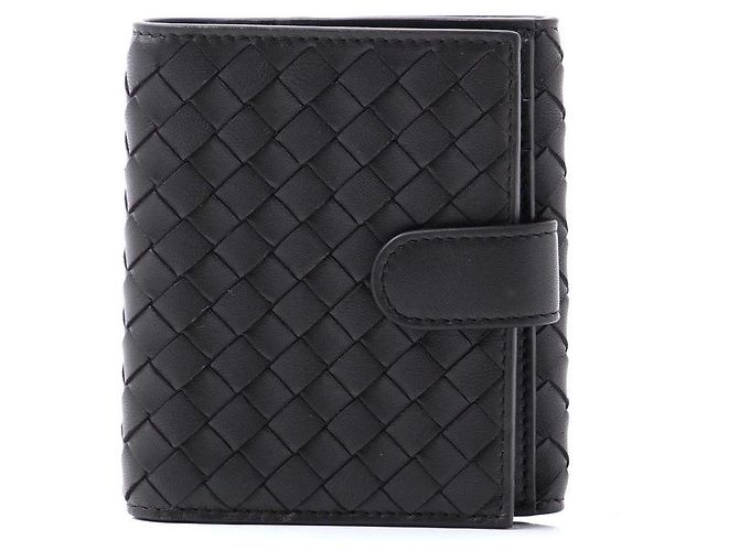 Bottega Veneta Cartera de nappa intrecciato Negro - vista 3