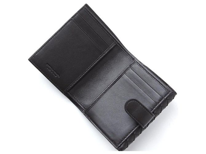 Bottega Veneta Cartera de nappa intrecciato Negro - vista 5