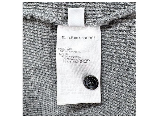 Thom Browne Rollkragenpullover aus Waffelstrick in Grau mit diagonalen Streifen Braun - Ansicht 9