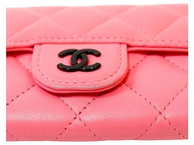 Chanel Kartenetui mit Klappe in Rosa Pink - Ansicht 5