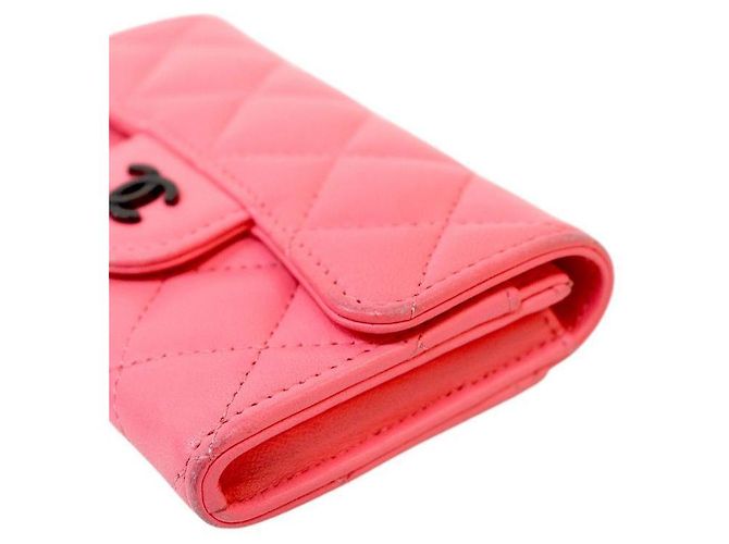 Chanel Kartenetui mit Klappe in Rosa Pink - Ansicht 6