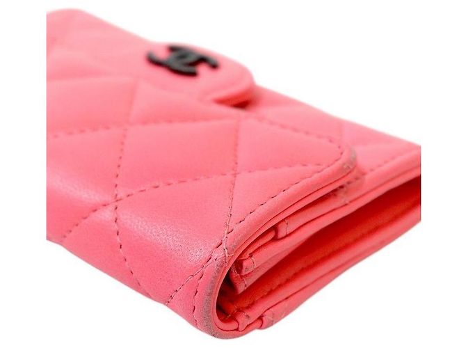 Chanel Kartenetui mit Klappe in Rosa Pink - Ansicht 7