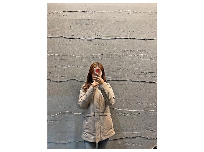 Loro Piana Graue Daunenjacke für Damen Braun - Ansicht 3