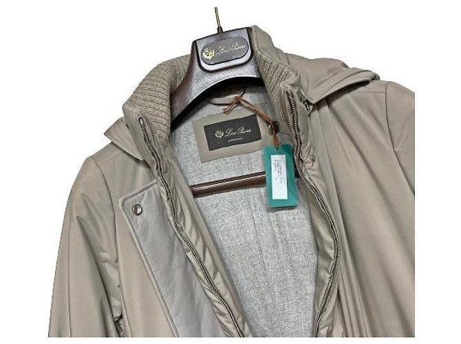 Loro Piana Graue Daunenjacke für Damen Braun - Ansicht 4