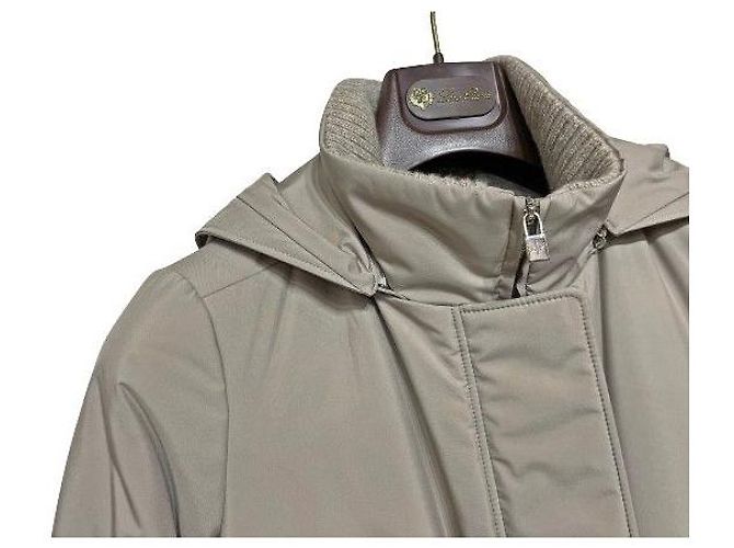 Loro Piana Graue Daunenjacke für Damen Braun - Ansicht 5