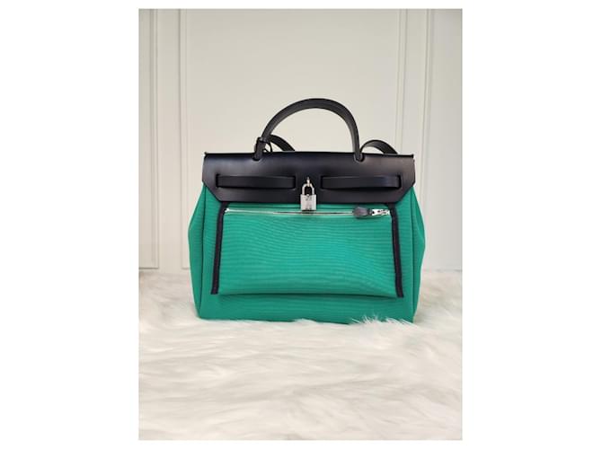 Hermès Herbag Farbe Grün Stamp - Ansicht 2