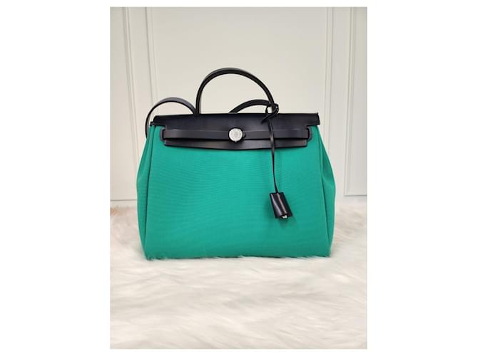 Hermès Herbag Farbe Grün Stamp - Ansicht 7