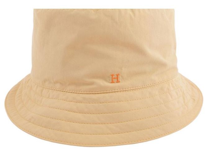 Hermès Cappello bucket reversibile Decoupages Arancione - vista 5