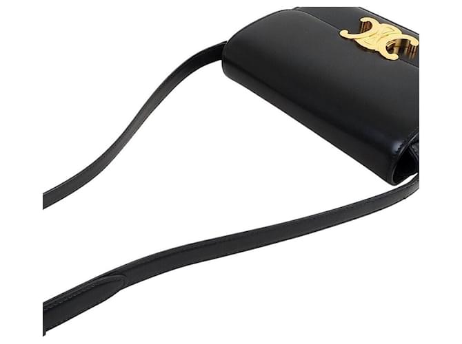Céline Triomphe Schultertasche Schwarz - Ansicht 3