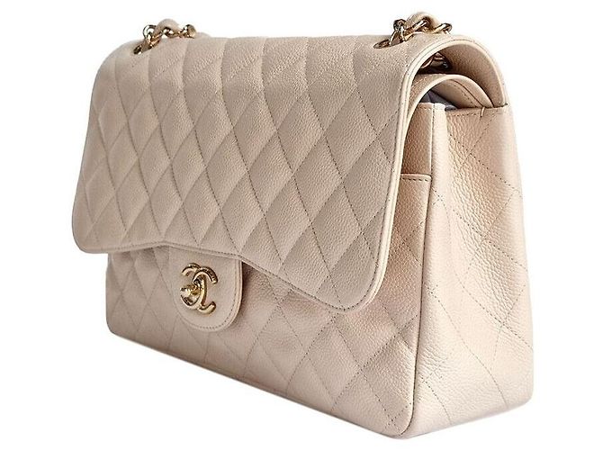 Chanel Caviar Classic Jumbo Braun - Ansicht 2