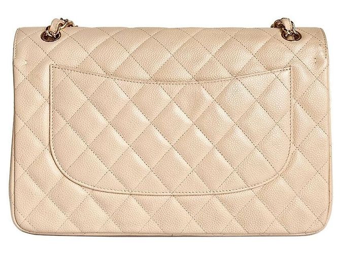 Chanel Caviar Classic Jumbo Braun - Ansicht 3