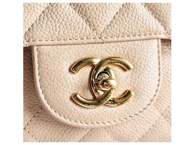 Chanel Caviar Classic Jumbo Braun - Ansicht 8