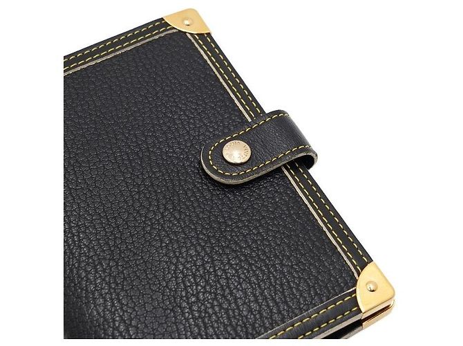 Louis Vuitton Copertina agenda e inserti Navy Suhali Leather Agenda PM - vista 4