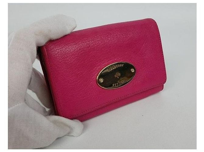 Mulberry Rosa Damen-Geldbörse, Größe Medium - Ansicht 9
