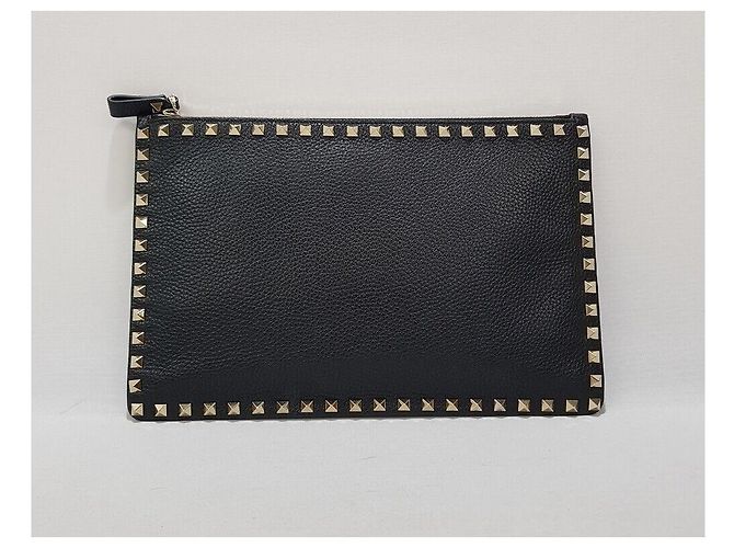 Valentino Rockstud Clutch Schwarz - Ansicht 2