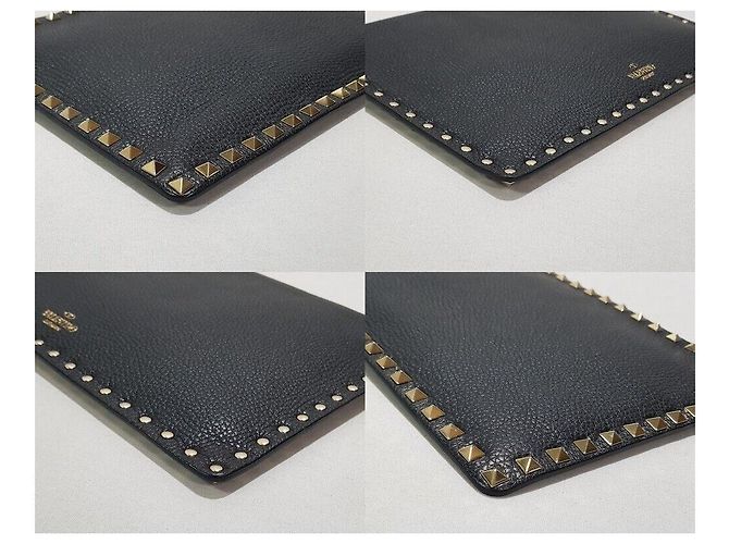 Valentino Rockstud Clutch Schwarz - Ansicht 6
