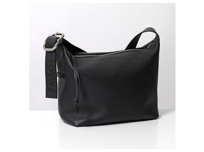 Loewe Loop Hobo em couro de bezerro grão flexível - vista 3