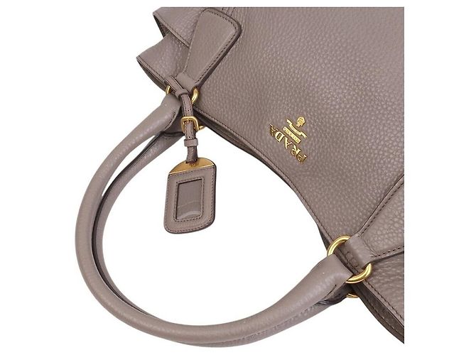 Prada Dino Tote- und Schultertasche Braun - Ansicht 3