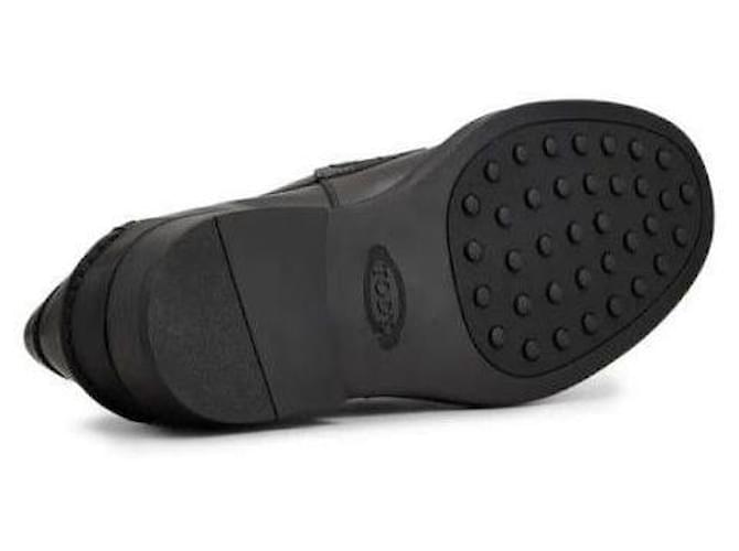 Tod's Mocassini in vitello Nero - vista 4