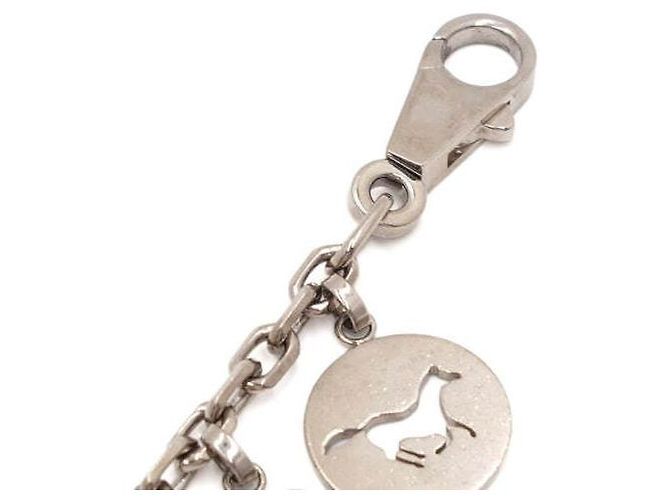 Hermès Catena Amuleto e Portachiavi Olga in Argento Bianco - vista 4