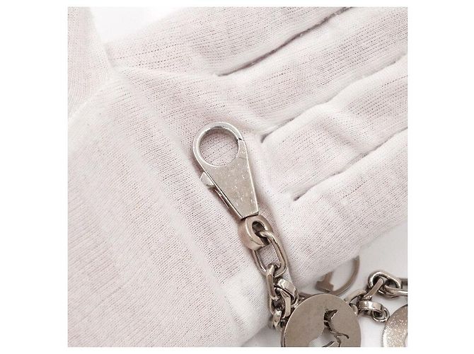 Hermès Catena Amuleto e Portachiavi Olga in Argento Bianco - vista 6