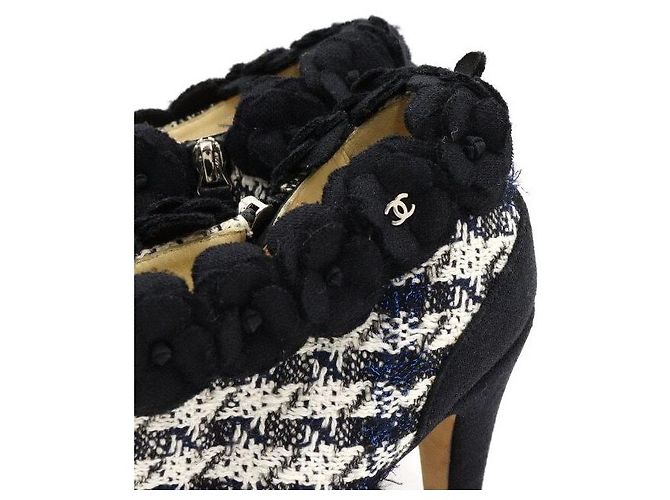 Chanel Botas de tweed Coco Camellia para mujer Multicolor - vista 5