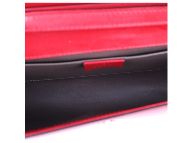 Gucci Borsa a tracolla Jumi Top Handle Red Small Rosso - vista 11