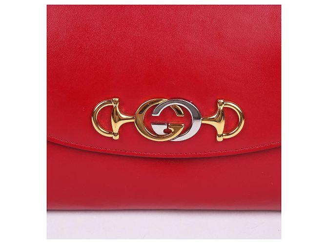 Gucci Borsa a tracolla Jumi Top Handle Red Small Rosso - vista 2