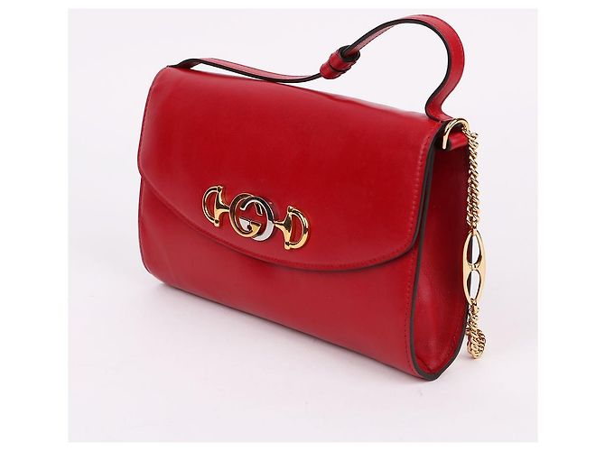 Gucci Borsa a tracolla Jumi Top Handle Red Small Rosso - vista 3