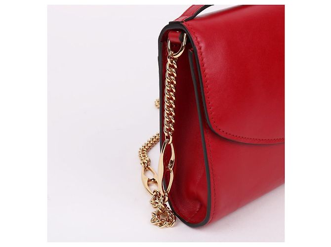 Gucci Borsa a tracolla Jumi Top Handle Red Small Rosso - vista 5