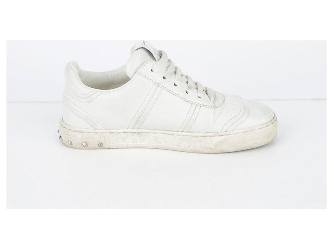 Valentino Sneakers Flycrew in pelle bianca Bianco - vista 17