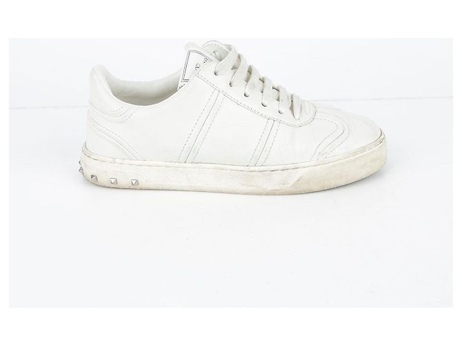 Valentino Sneakers Flycrew in pelle bianca Bianco - vista 2