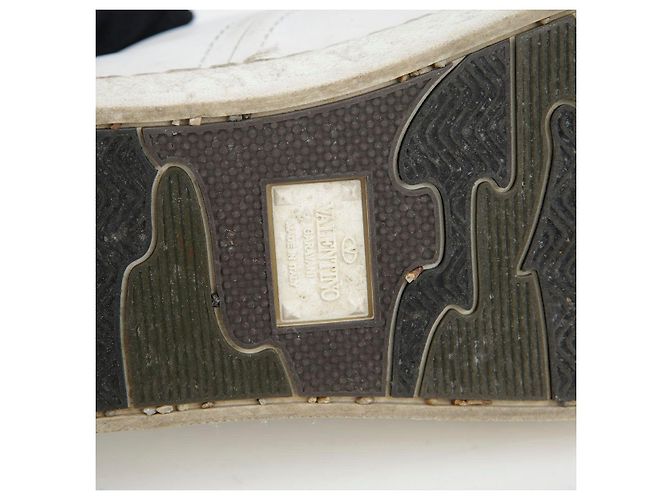 Valentino Sneakers Flycrew in pelle bianca Bianco - vista 22