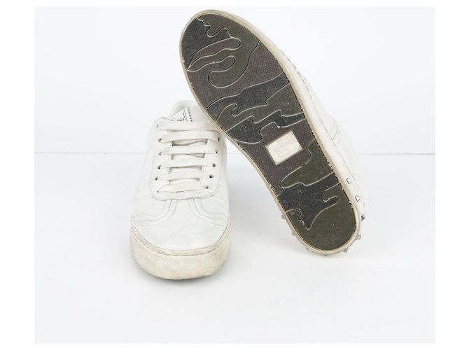 Valentino Sneakers Flycrew in pelle bianca Bianco - vista 25