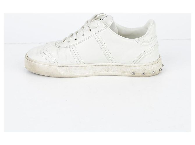 Valentino Sneakers Flycrew in pelle bianca Bianco - vista 7
