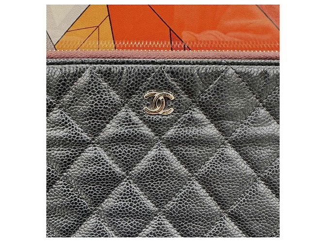 Chanel Clutch Caviar Edición Limitada Large Black Negro - vista 5