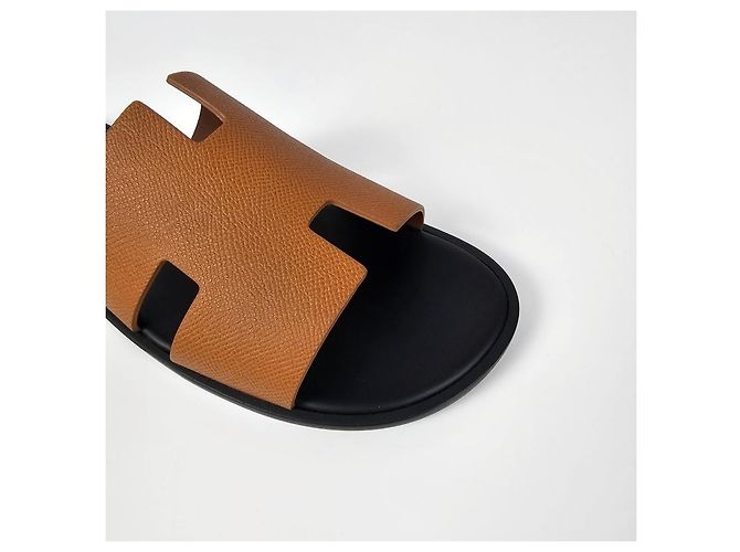 Hermès Sandali ciabatte Izmir da uomo Gold D'oro - vista 12
