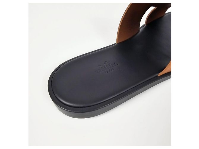 Hermès Sandali ciabatte Izmir da uomo Gold D'oro - vista 13