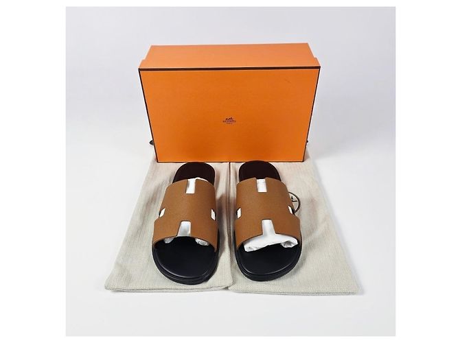 Hermès Sandali ciabatte Izmir da uomo Gold D'oro - vista 15