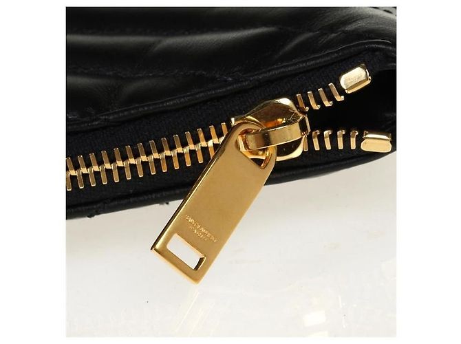 Saint Laurent Gestepptes Monogramm-Etui - Ansicht 10